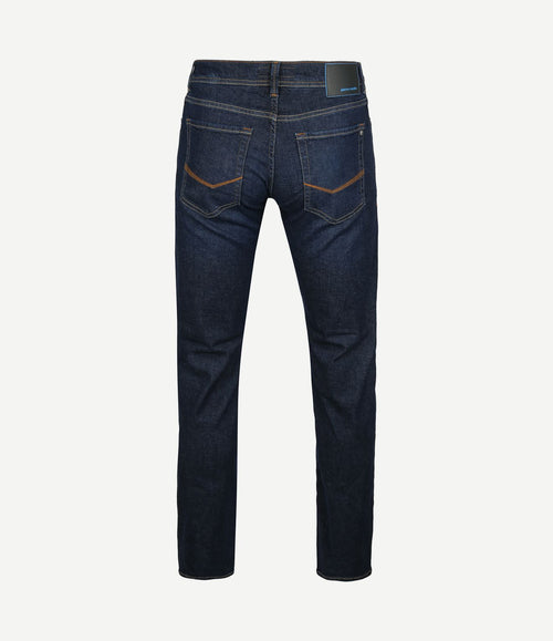 Jeans Lyon tapered future flex donkerblauw