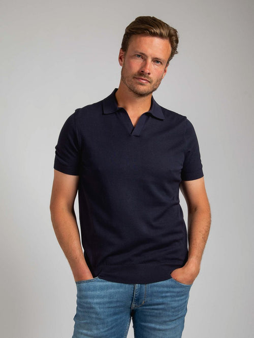 Polo riva compact donkerblauw