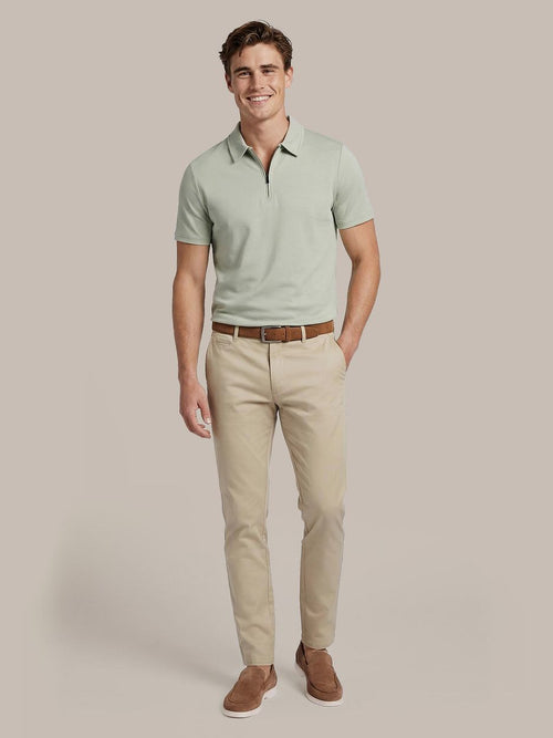 Poloshirt silky light green