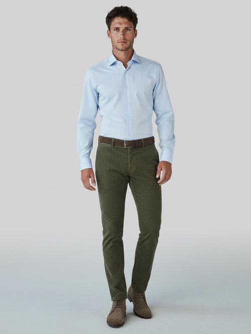 Travel shirt blauw