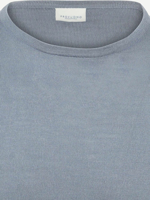 Profuomo pullover merinowol blauw