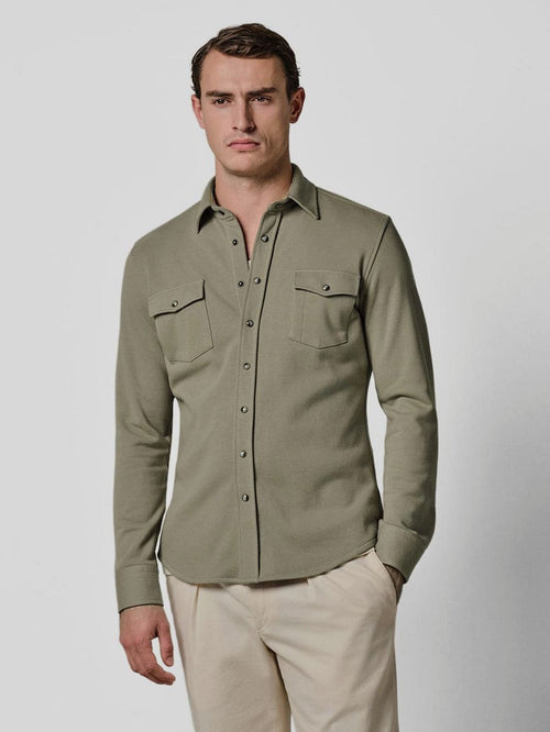 Overshirt western groen