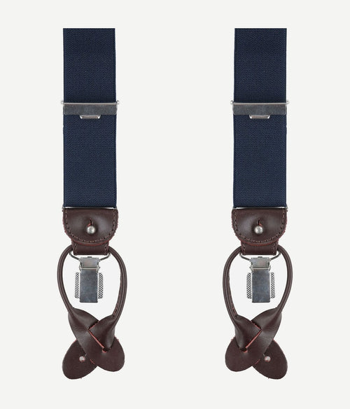 Profuomo bretel luxe donkerblauw