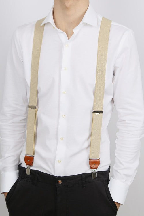 Profuomo bretels beige