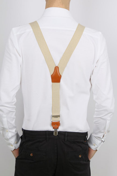 Profuomo bretels beige