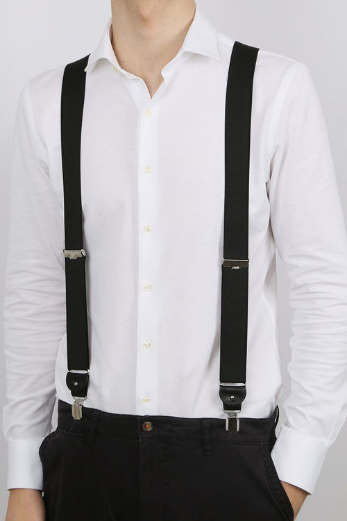 Profuomo bretels zwart