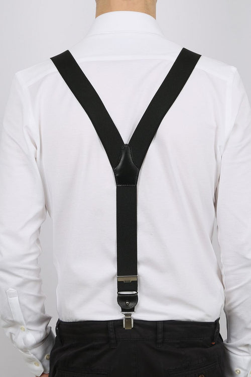 Profuomo bretels zwart
