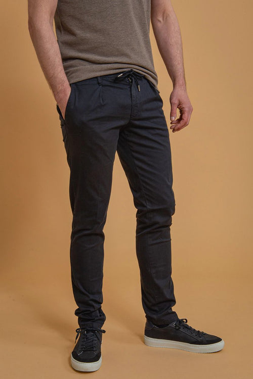 Profuomo chino donkerblauw | Slim-fit