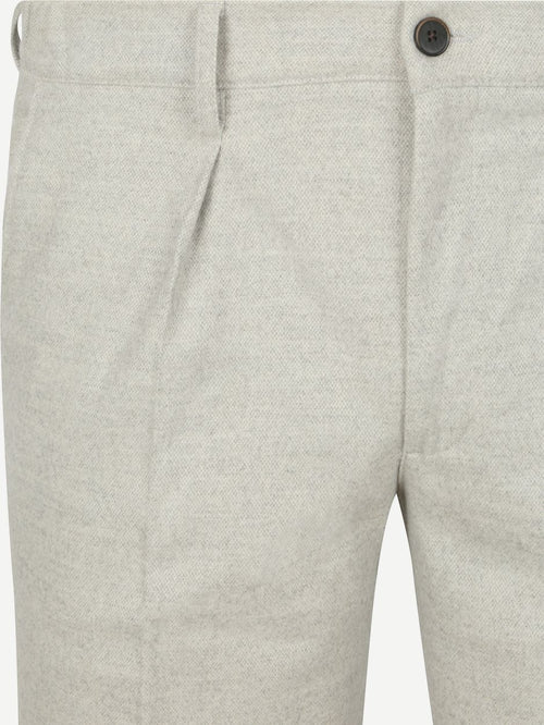 Profuomo chino flanel grijs