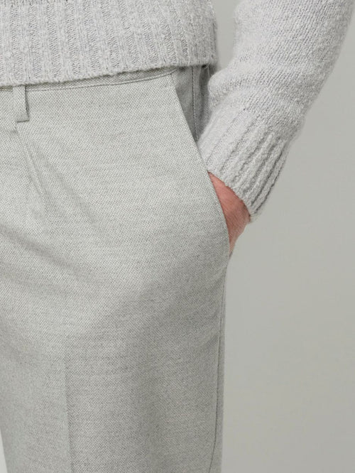 Chino flanel grijs