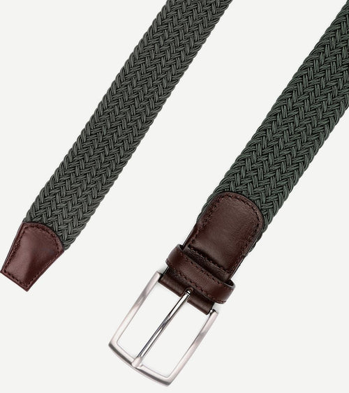 Profuomo geweven riem groen