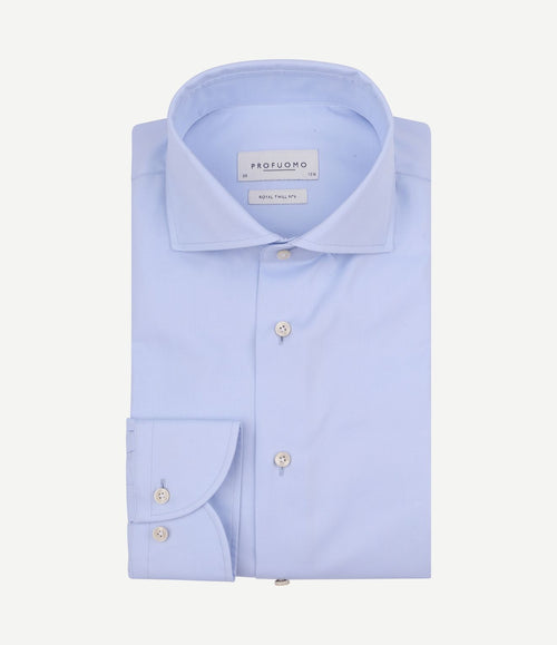 Hadleighs royal twill shirt no6 blauw
