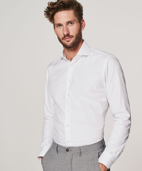 Profuomo hadleighs royal twill shirt no6 white