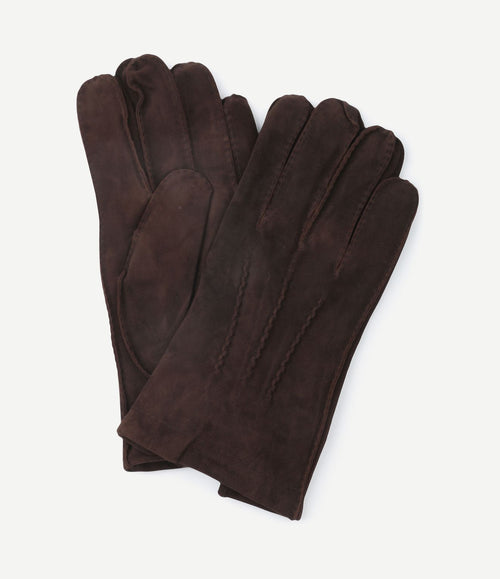 Handschoenen bruin suede