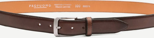 Profuomo leren riem polish bruin