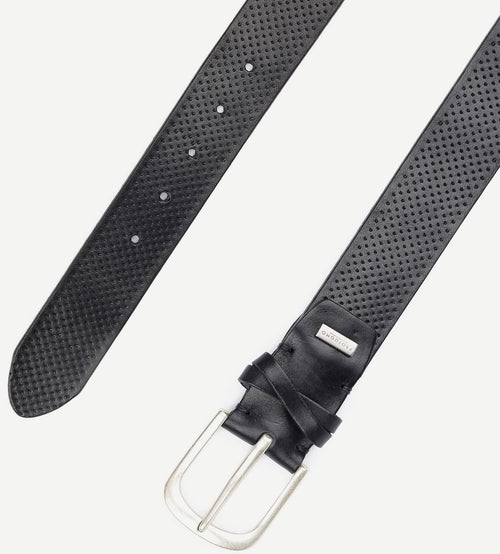 Profuomo leren riem Roma donkerblauw