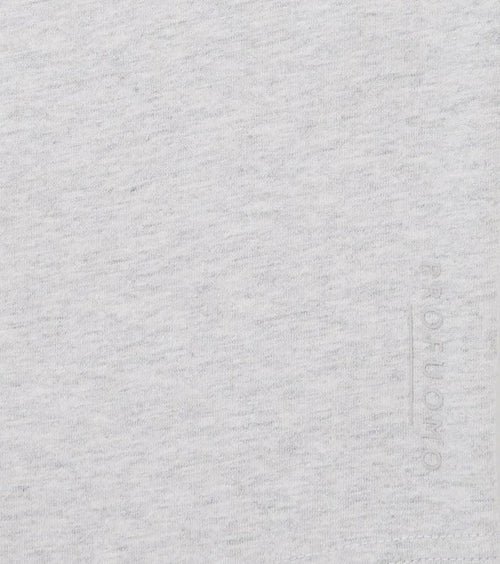 Profuomo longsleeve polo grijs melange | Slim-fit