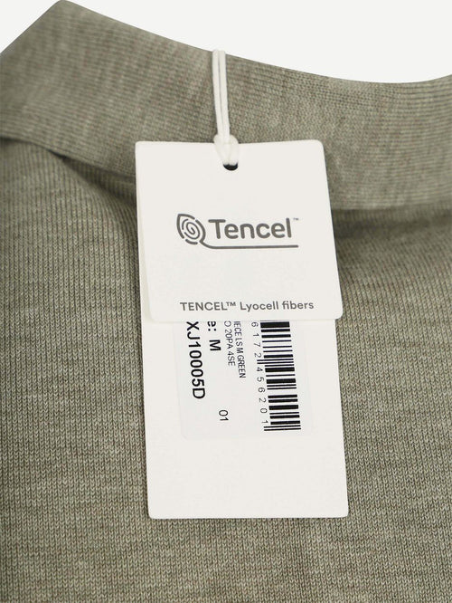 Longsleeve poloshirt luxury basic groen