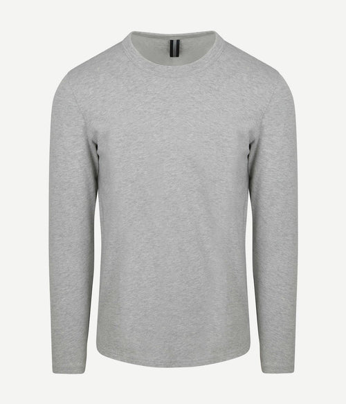 Profuomo longsleeve t-shirt grijs | Regular-fit