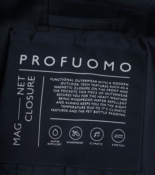 Profuomo magnet jas donkerblauw | Slim-fit