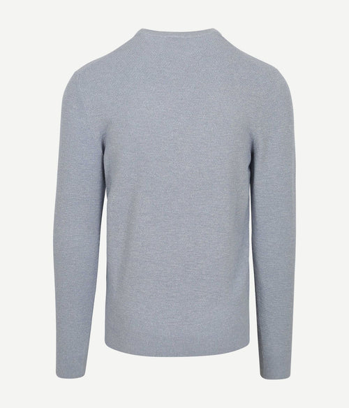 Profuomo o-hals trui lichtblauw | Regular-fit