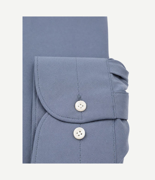 Japanese knitted overhemd indigo