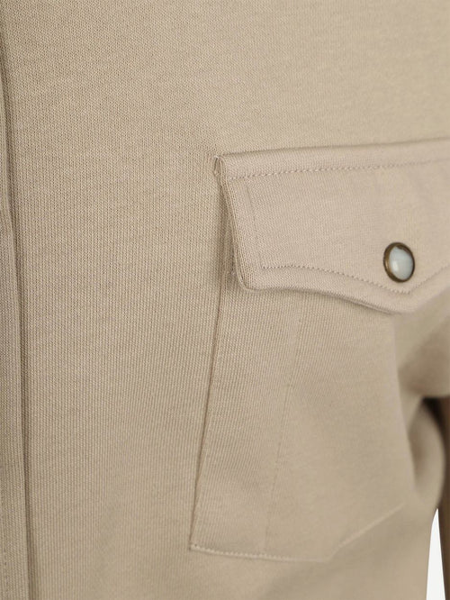 Overshirt western beige