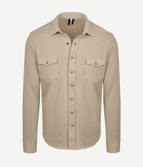 Overshirt western beige