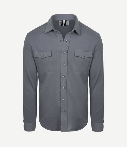 Overshirt western blauw