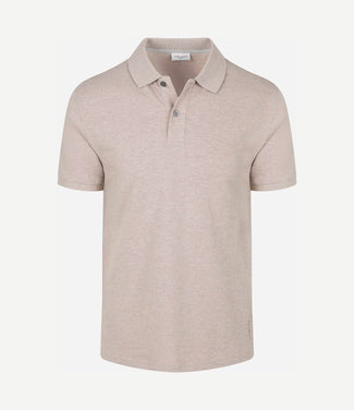 Piqué poloshirt beige