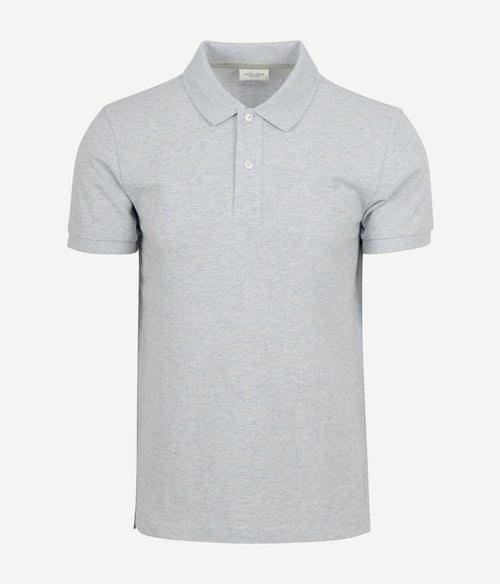 Profuomo piqué poloshirt grijs