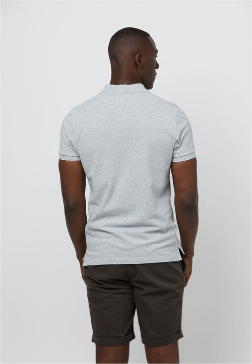 Profuomo piqué poloshirt grijs