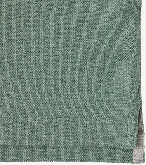 Profuomo piqué poloshirt groen