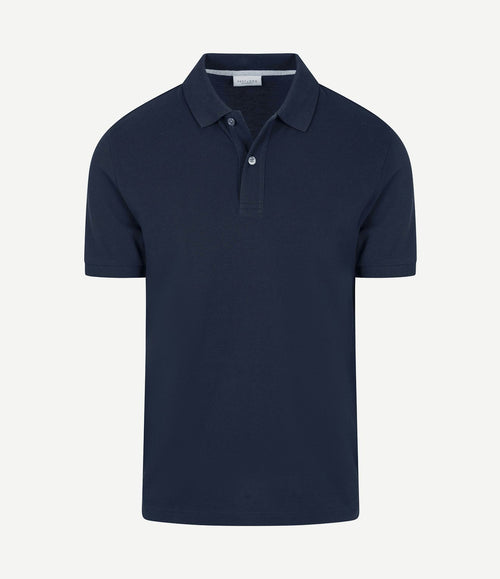 Piqué poloshirt donkerblauw