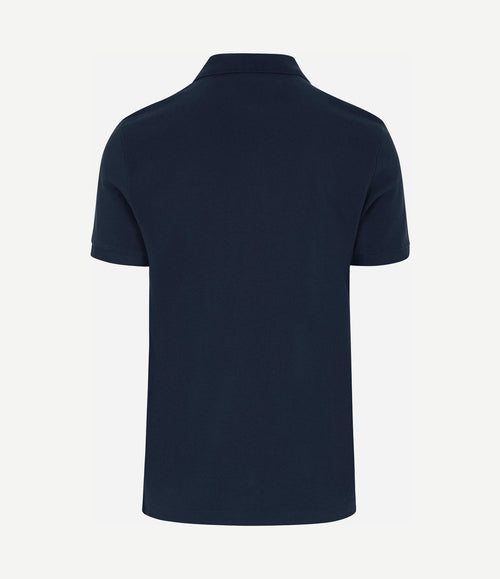 Piqué poloshirt donkerblauw