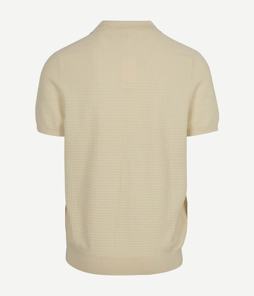 Poloshirt riva structure ecru