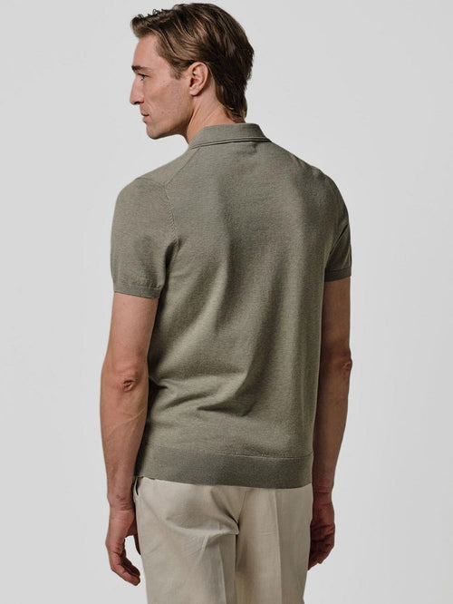 Poloshirt luxury basic groen