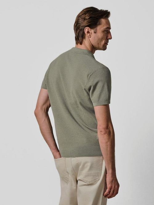 Poloshirt riva luxury structure groen