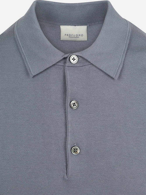 Poloshirt luxury basic blauw