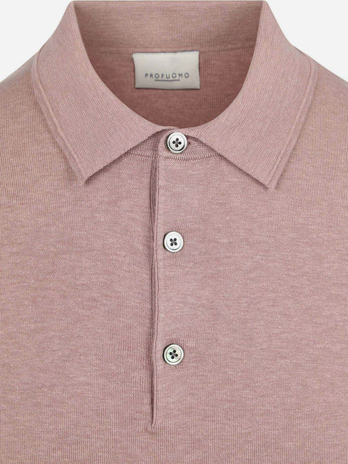 Poloshirt luxury basic roze