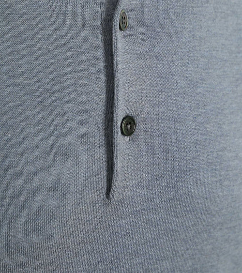 Profuomo poloshirt luxury knitted blauw