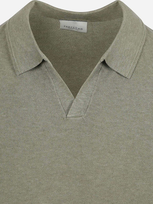 Poloshirt riva luxury structure groen