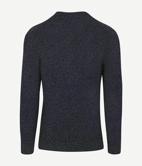 Profuomo pullover boiled wool donkerblauw