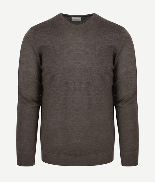 Profuomo pullover merino taupe