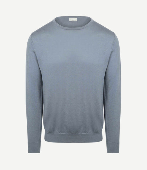 Pullover merinowol blauw