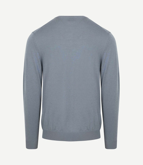 Pullover merinowol blauw