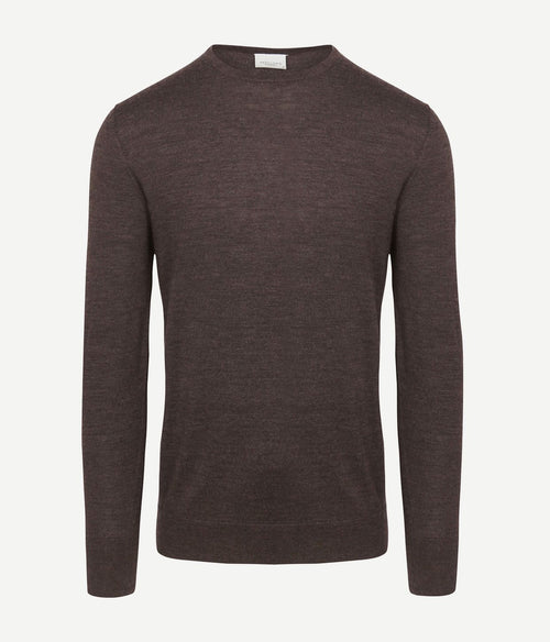 Profuomo pullover merinowol bruin