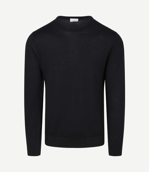 Pullover merinowol zwart