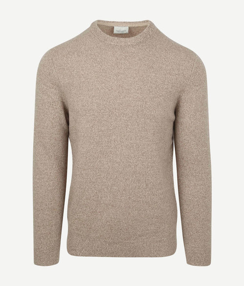 Profuomo pullover wol blend sand