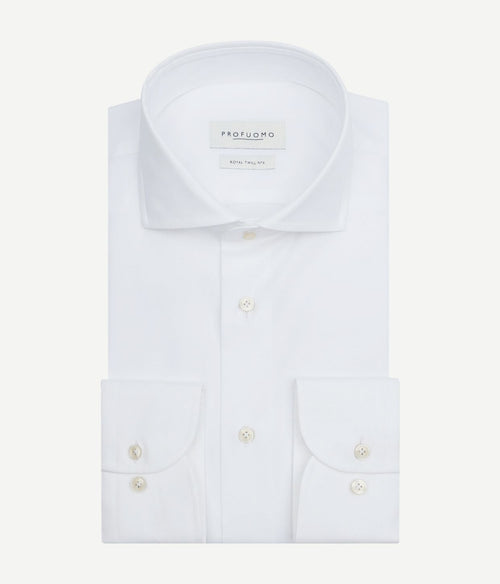 Royal twill overhemd wit